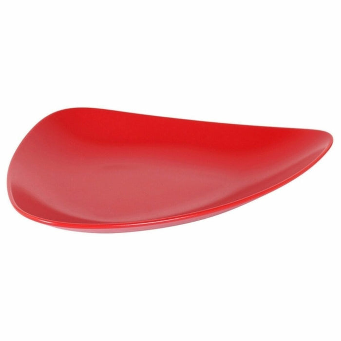 Platou Plat Inde Roșu 31 x 25 x 4 cm (6 Unități)