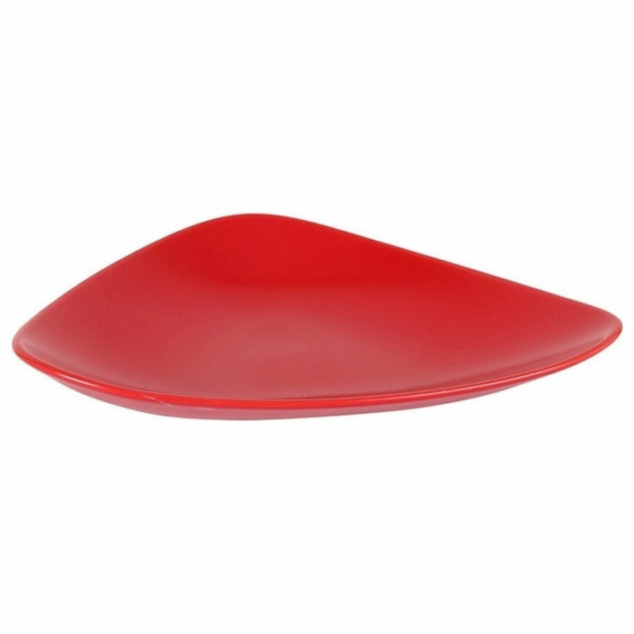 Farfurie pentru desert Roșu Ceramică 24 x 18 x 3 cm (6 Unități)