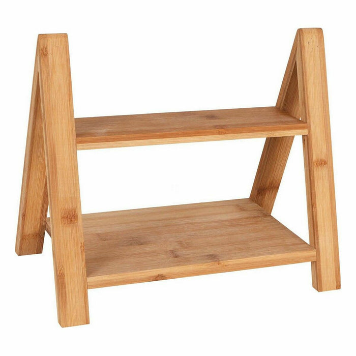 Tavă de servit Viejo Valle Înălțime dublă Bambus 33 x 19,5 x 18 cm (2 Unități)