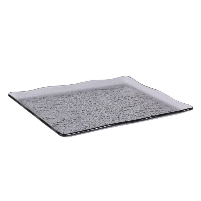Tavă Inde Ming Negru Sticlă 30 x 23 cm