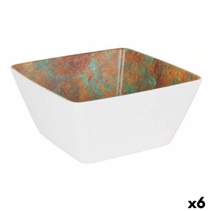 Salatieră Viejo Valle Goji Melamina Alb 19 x 19 x 9 cm (6 Unități)