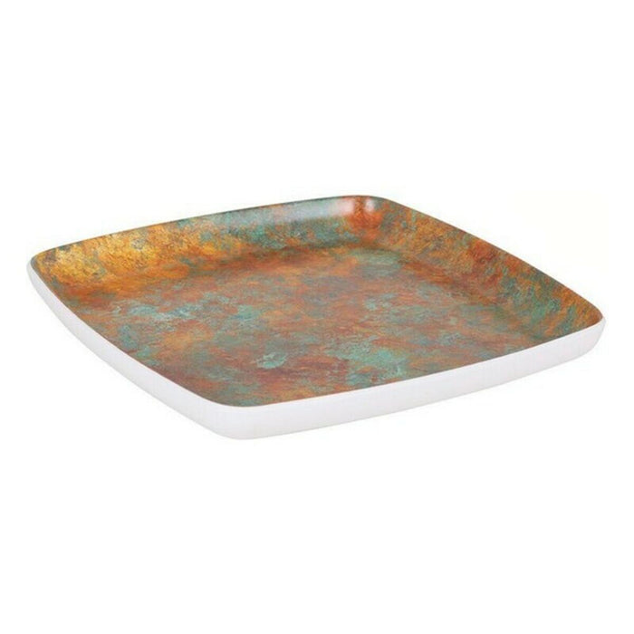 Farfurie Viejo Valle Goji Melamina Alb Pătrat 21,5 x 21,5 x 2,2 cm