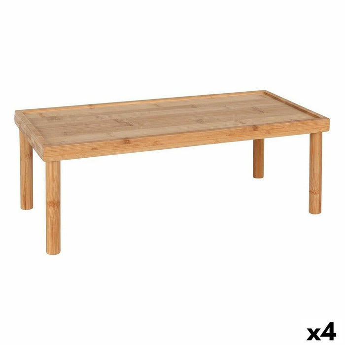 Tavă de servit Viejo Valle Bambus 45 x 20 x 16 cm (4 Unități)