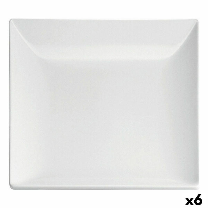 Farfurie Suport Inde Ming ii Porțelan 30 x 30 cm (6 Unități)