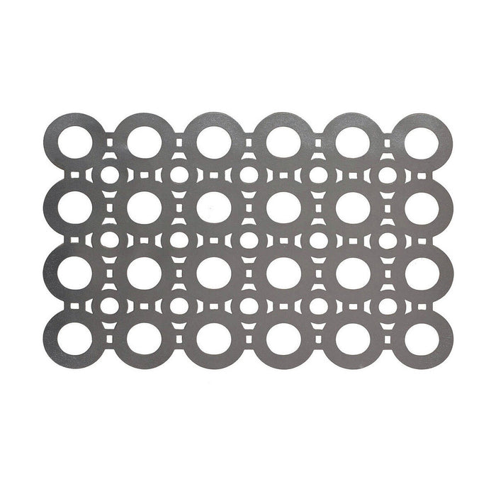 Suport Protecție pentru Masă Viejo Valle PVC Argintiu 45 x 30 cm (24 Unități)