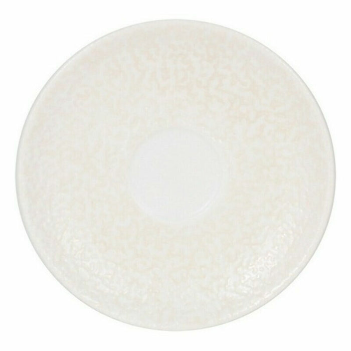 Farfurie Inde Atelier Porțelan Alb Ø 12 cm (6 Unități) (ø 12 cm)