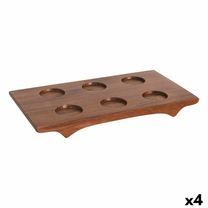 Suport Inde Mood Dub Lemn 31,5 x 17 x 3 cm (4 Unități)
