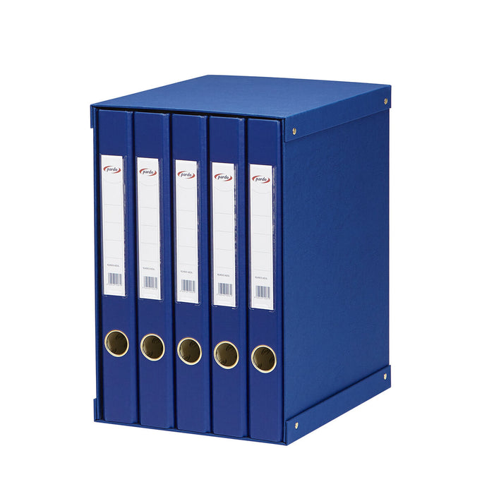 Biblioraft Pardo 924503 Albastru A4 5 Unități