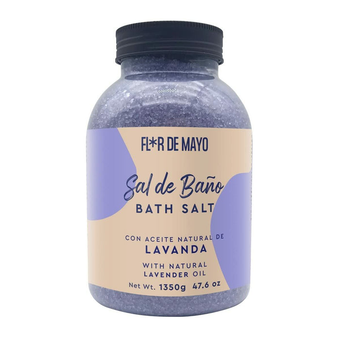 Săruri de baie Flor de Mayo Sal De Baño Lavandă 1,35 Kg