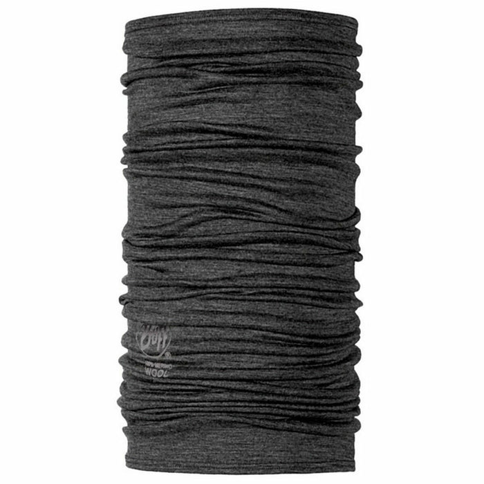 Gâtar Buff Merino Wool Gri Monocrom