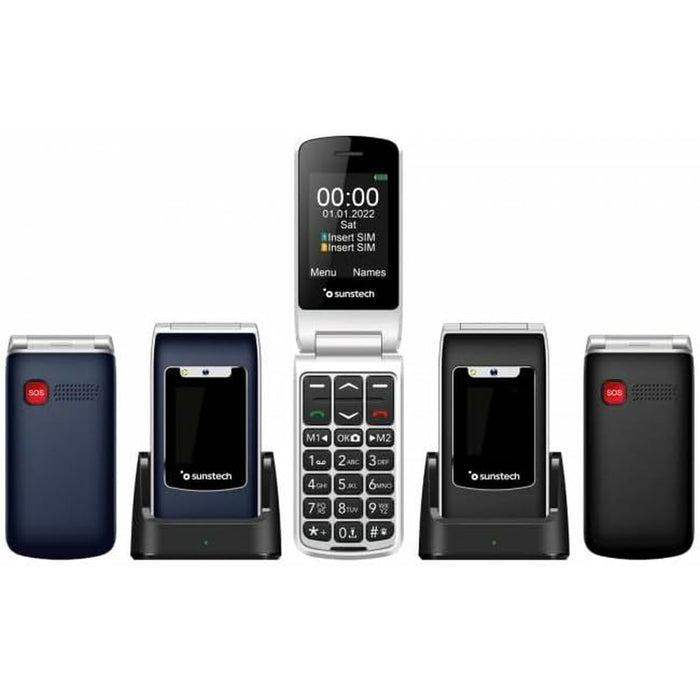 Telefon Mobil pentru Persoane Vârstnice Sunstech CELT23BK 128 GB