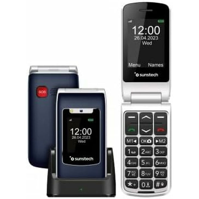 Telefon Mobil pentru Persoane Vârstnice Sunstech CELT23BL 128 GB 2.4"