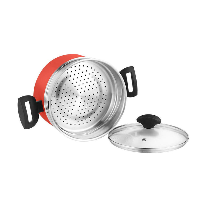 Caserolă FAGOR Roșu Aluminiu (Ø 20 cm)
