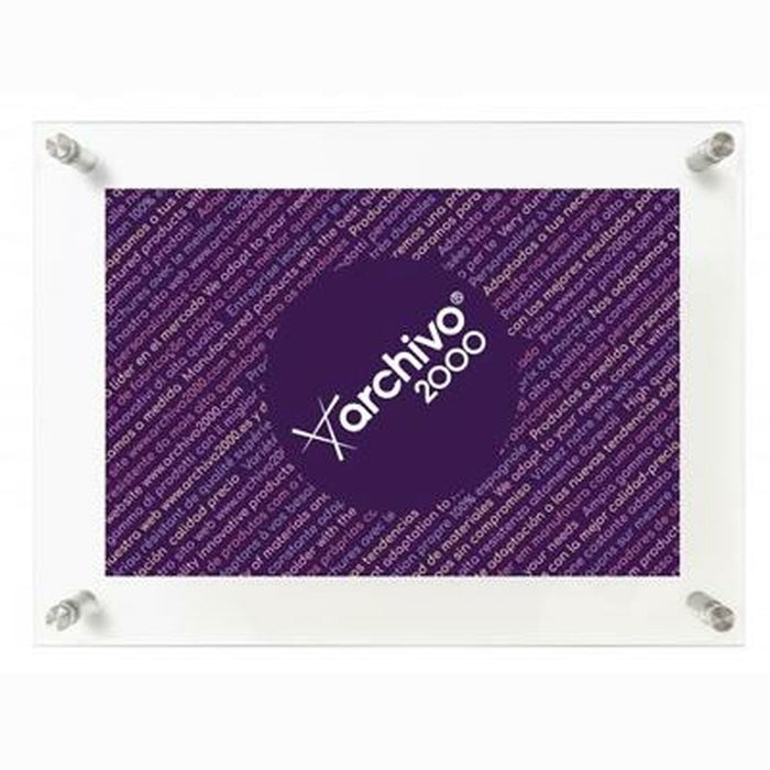 Stand Prezentare de Masă Archivo 2000 Metacrilat Transparent Din A4