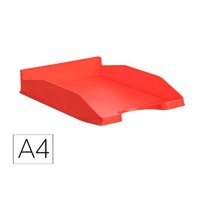 Tavă de arhivare Archivo 2000 742 RJ Plastic Roșu 1 Unități