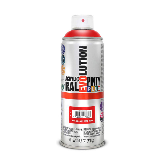 Spray cu vopsea Pintyplus Evolution RAL 3000 400 ml Flame Red