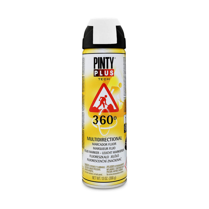 Spray cu vopsea Pintyplus Tech T101 360º Alb 500 ml