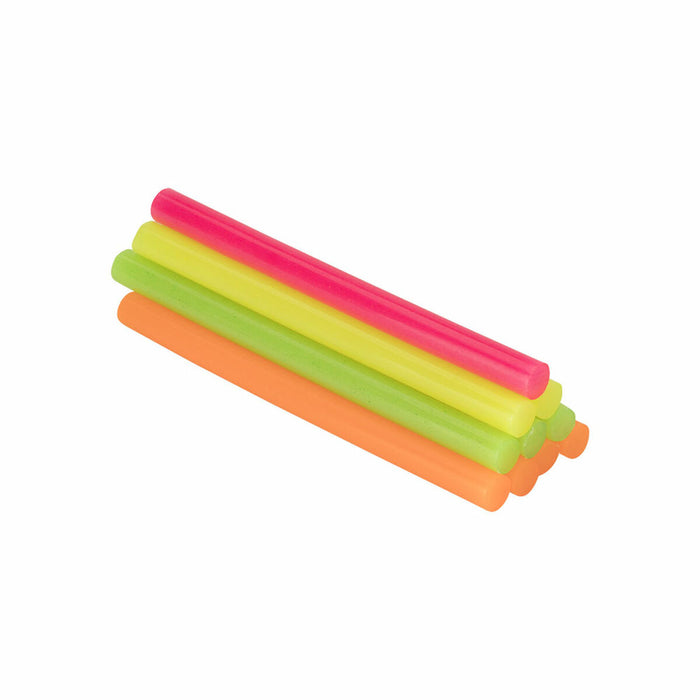 Batoane de adeziv topit la cald Salki 430106 Multicolor Decor Fluor Ø 8 x 95 mm 105 g (22 Unități)