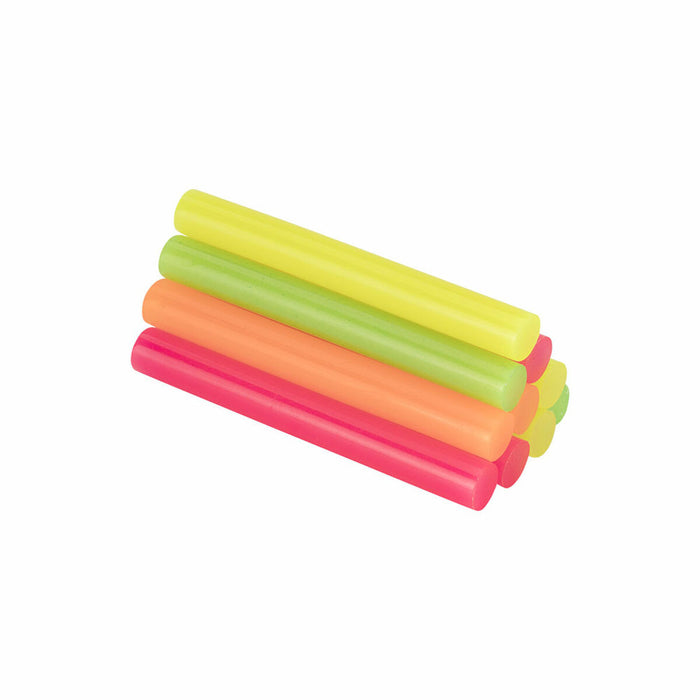 Batoane de adeziv topit la cald Salki 430108 Multicolor Decor Fluor Ø 12 x 95 mm 125 g (12 Unități)