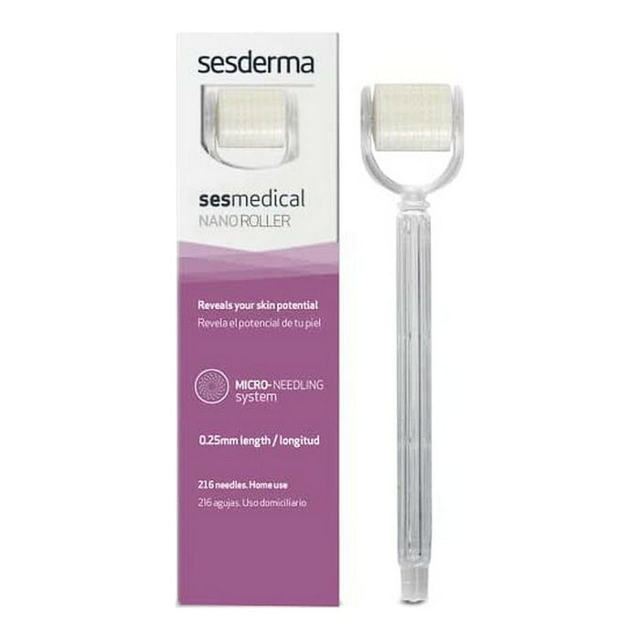 Dispozitiv de Masaj și Curățare pentru Față Sesderma Sesmedical Nanoroller (0,5 mm)