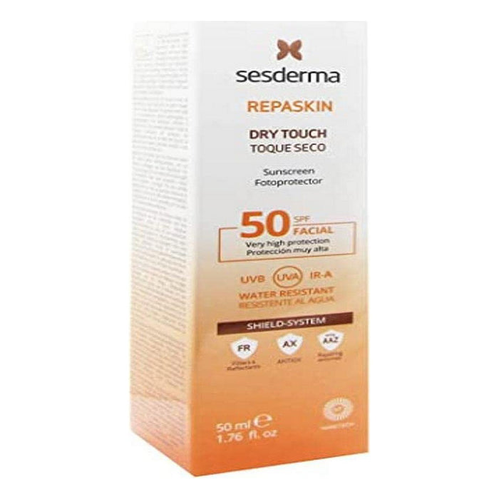 Protector Solar de Față Sesderma Repaskin Dry Touch SPF 50 (50 ml)