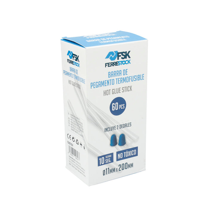 Lipici Ferrestock Ø 11 cm Transparent (60 Unități)