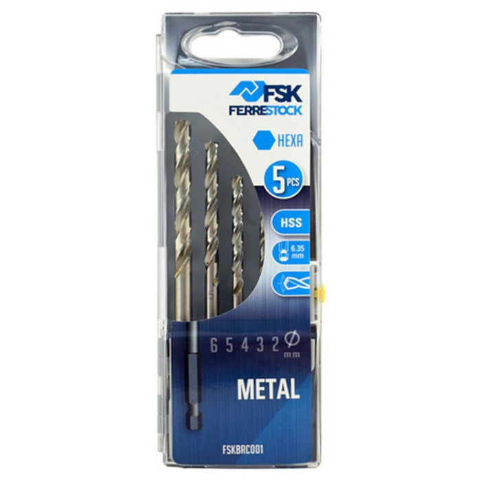Set de rulouri Ferrestock 2, 3, 4, 5, 6 mm Metal Hexagonal