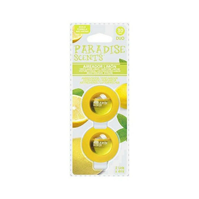 Odorizant pentru Mașină Paradise Scents Duo Lămâie (2 uds)