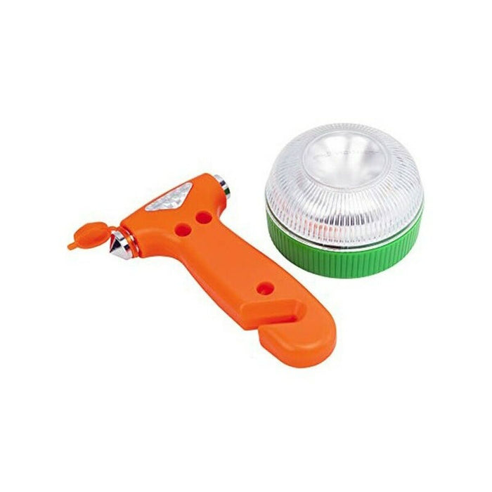 Trusă de Urgentă Motorkit LED Ciocan pentru Spargerea Geamurilor