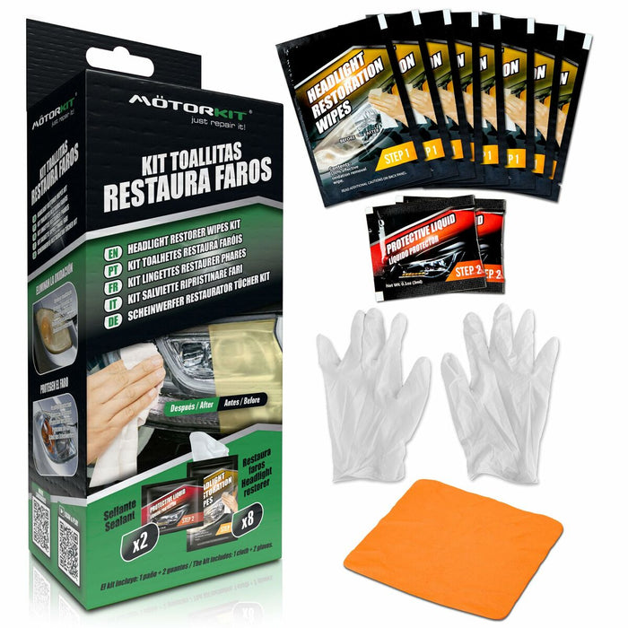 Șervețele de restaurare a farurilor Motorkit MOT1004