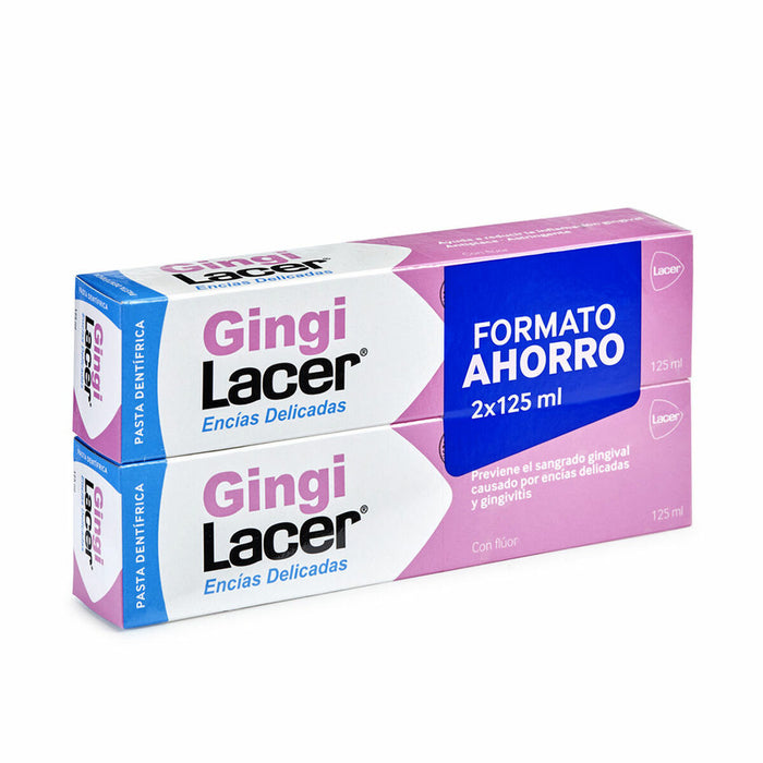 Pastă de Dinți Gingii Sensibile Lacer Gingi 2 x 125 ml (2 Piese)