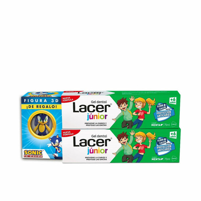 Pastă de dinți Lacer Junior 75 ml Mentă 2 Unități