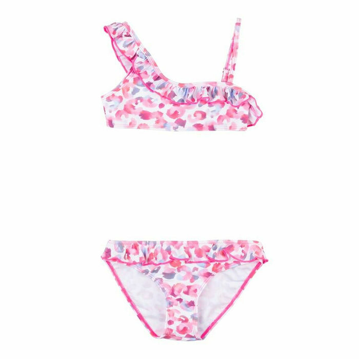 Bikiniul-Chilot Pentru Fete Go & Win Leonice Roz Roșu închis