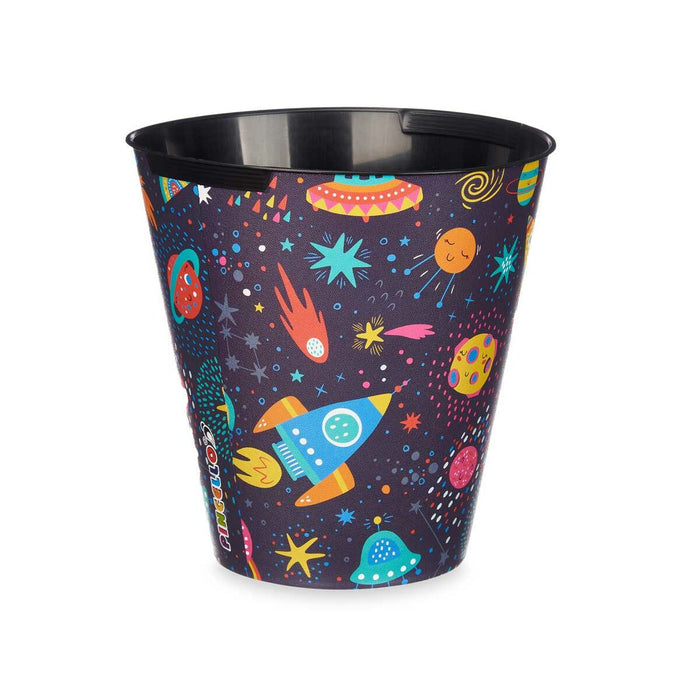Coș de gunoi pentru hârtie Multicolor Plastic Navă spațială 10 L