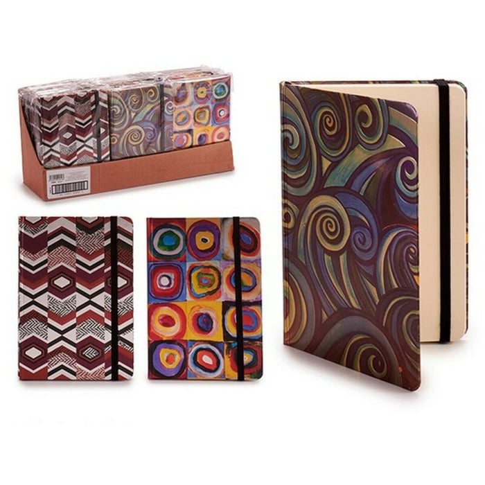 Carnet Notițe 8430852458568 Forme geometrice 12,5 x 1,5 x 17,5 cm