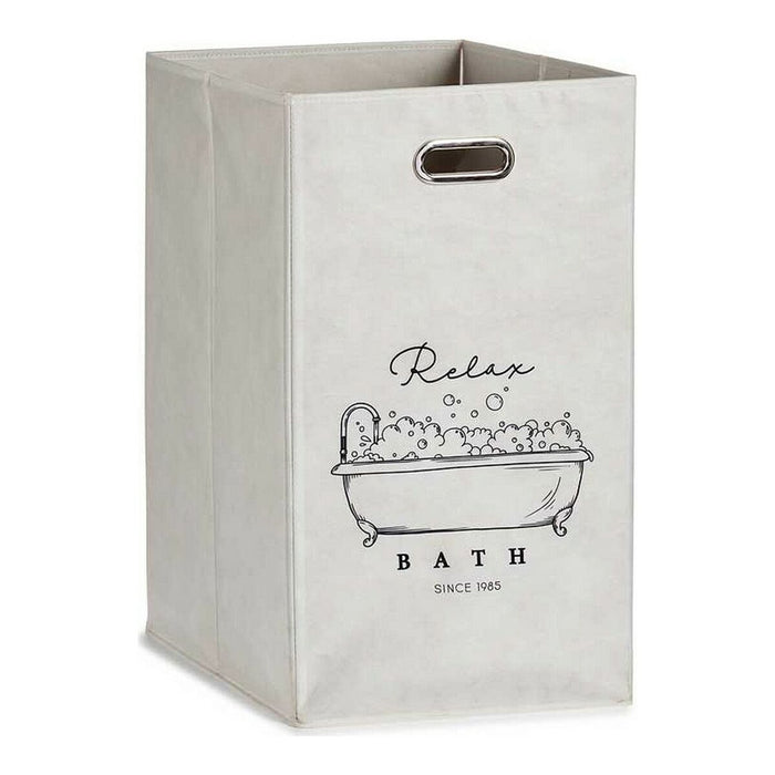 Coș Relax Bath Pliabil Alb Carton 60 L 35 x 57 x 35 cm