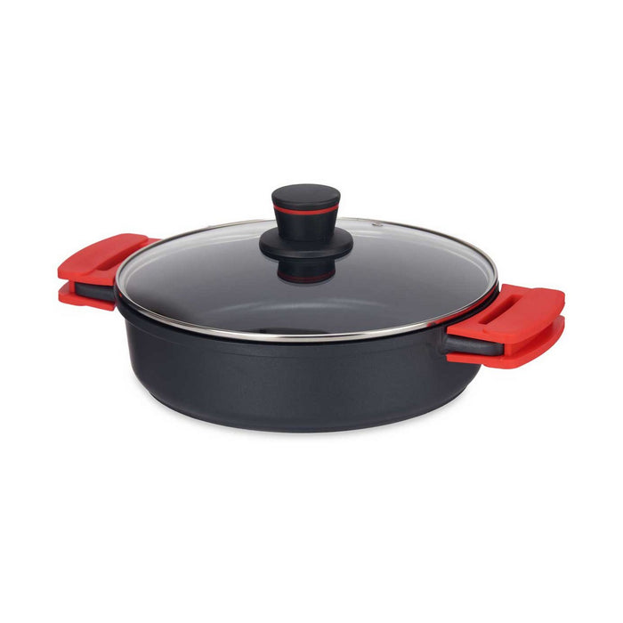 Caserolă Molten Negru Aluminiu (28 x 7,5 cm)