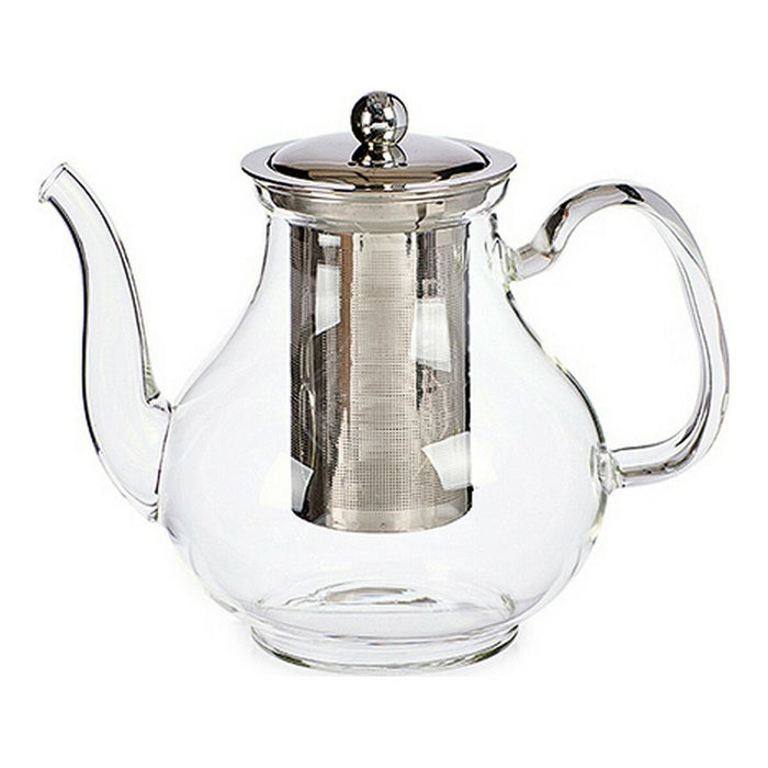 Ceainic Classic Mare Geam Transparent Oțel (1100 ml)