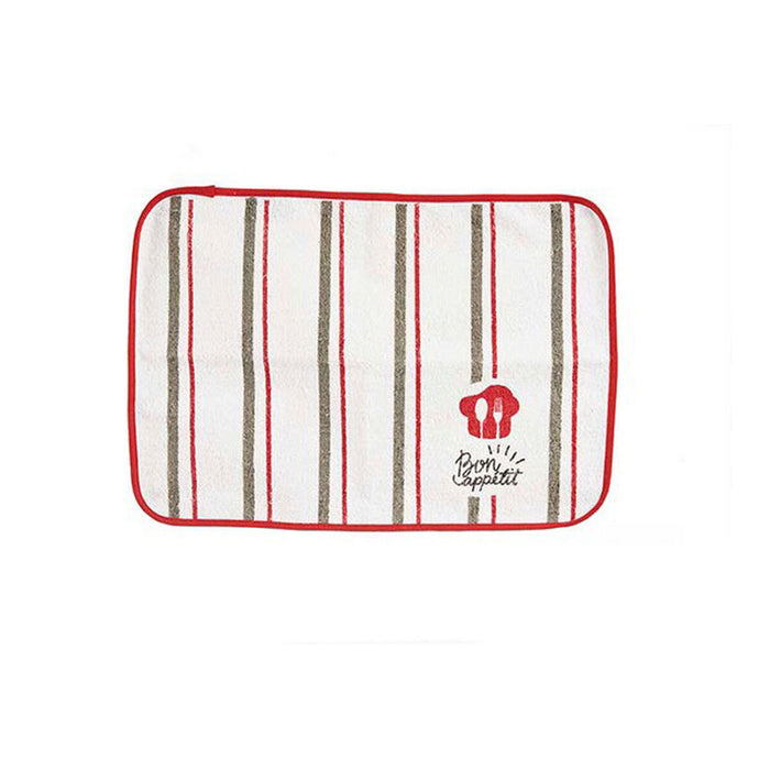Suport pentru farfurii Bon Apetit Roșu Alb 33 x 0,3 x 48 cm