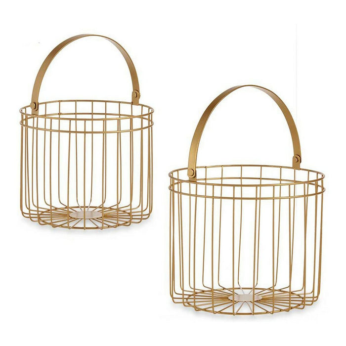 Coș Cilindric Metal (2 pcs)