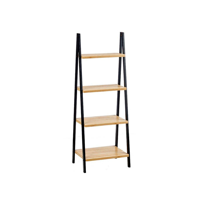 Raft de Baie Negru Natural Bambus lemn de pin 40 x 109,3 x 30 cm