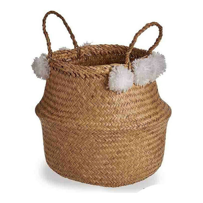 Coș Maro Pompoane Fibră naturală (30 x 28 x 30 cm)