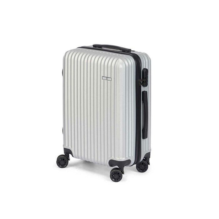 Valiză de cabină Gri deschis 38 x 57 x 23 cm Dungi