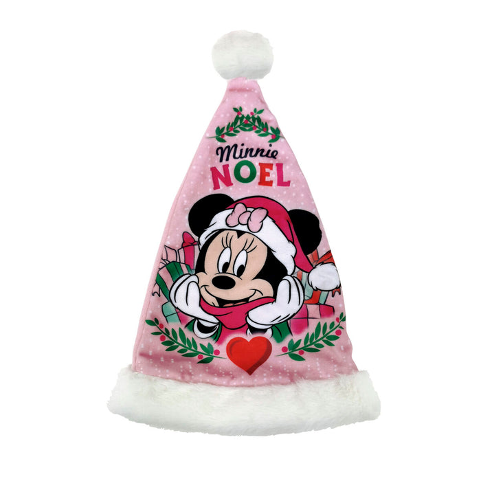Căciulă de Moș Crăciun Minnie Mouse Lucky Infantil 37 cm