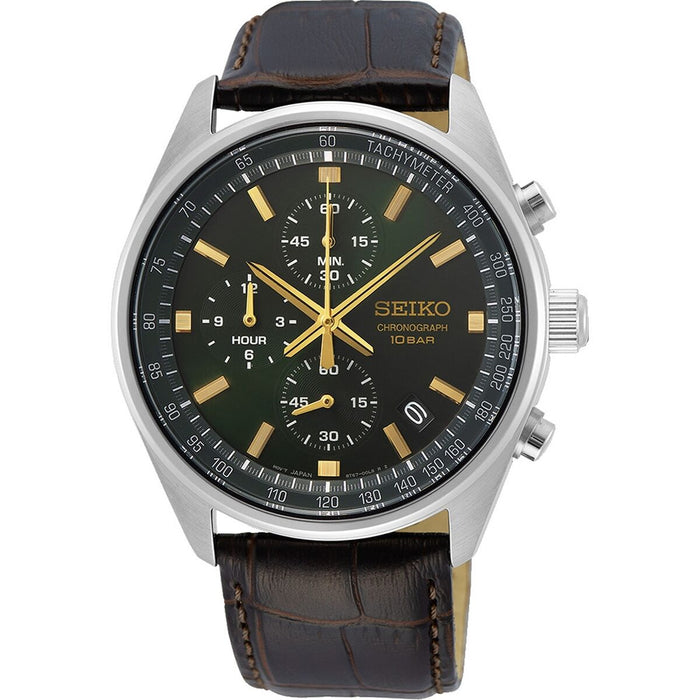 Ceas Bărbați Seiko SSB385P1 Verde