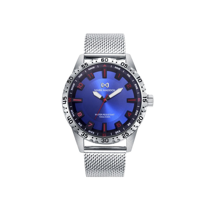 Ceas Bărbați Mark Maddox HM0133-34 Argintiu (Ø 44 mm)