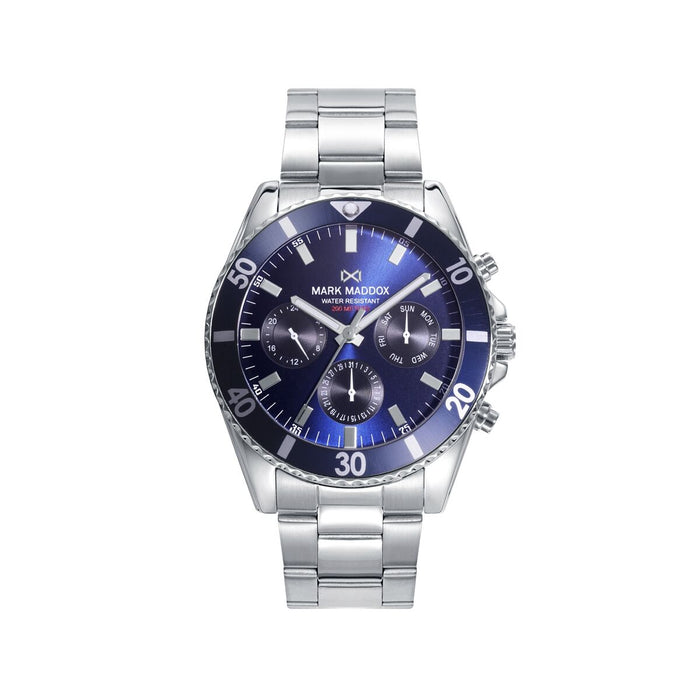 Ceas Bărbați Mark Maddox HM0140-37 Argintiu (Ø 45 mm)