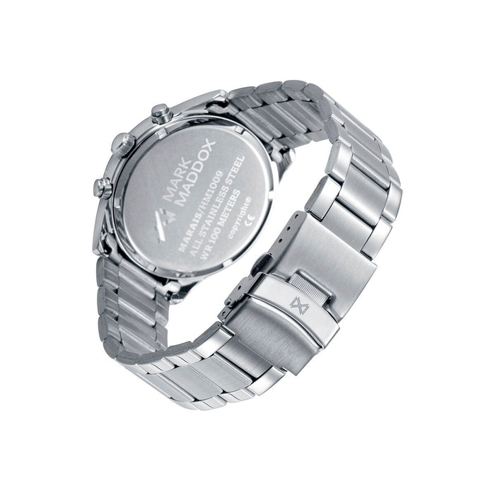 Ceas Bărbați Mark Maddox HM1009-53 Negru Argintiu (Ø 43 mm)