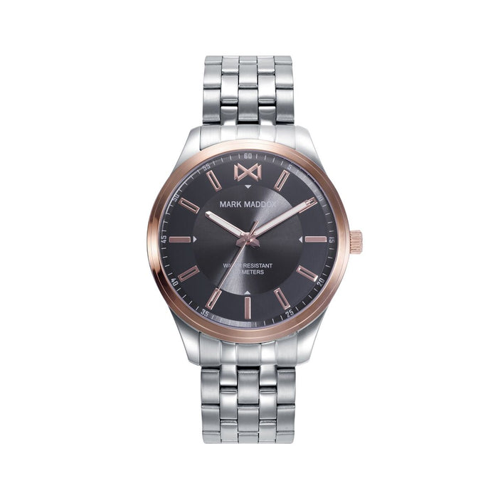 Ceas Bărbați Mark Maddox HM0142-17 Negru Argintiu