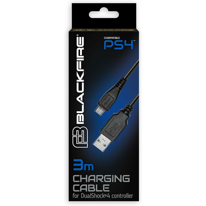 Cablu USB la micro USB Blackfire PS4 Negru
